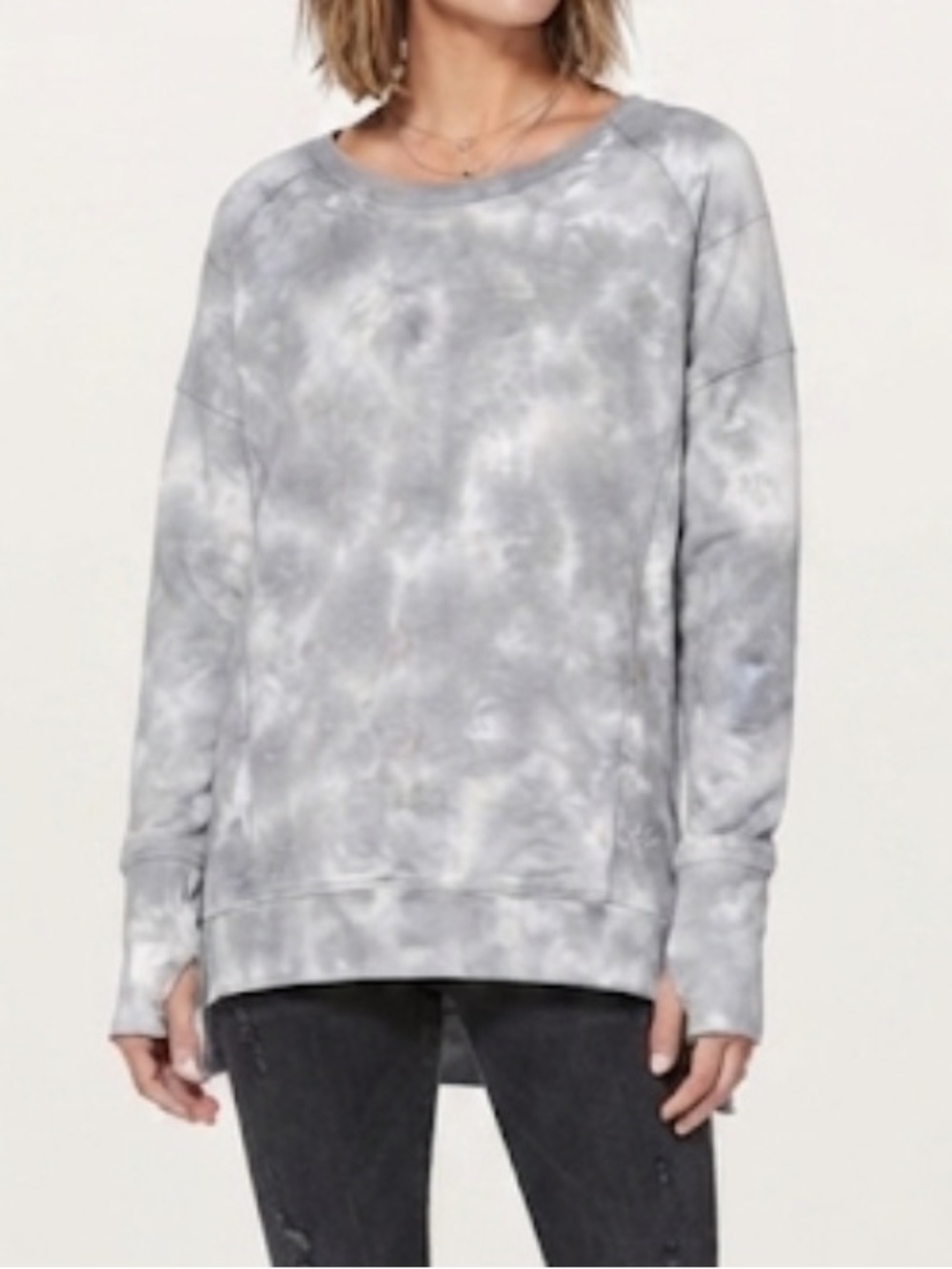*NEW* EARTH YOGA Tie Dye Crewneck Sweatshirt XL NWT